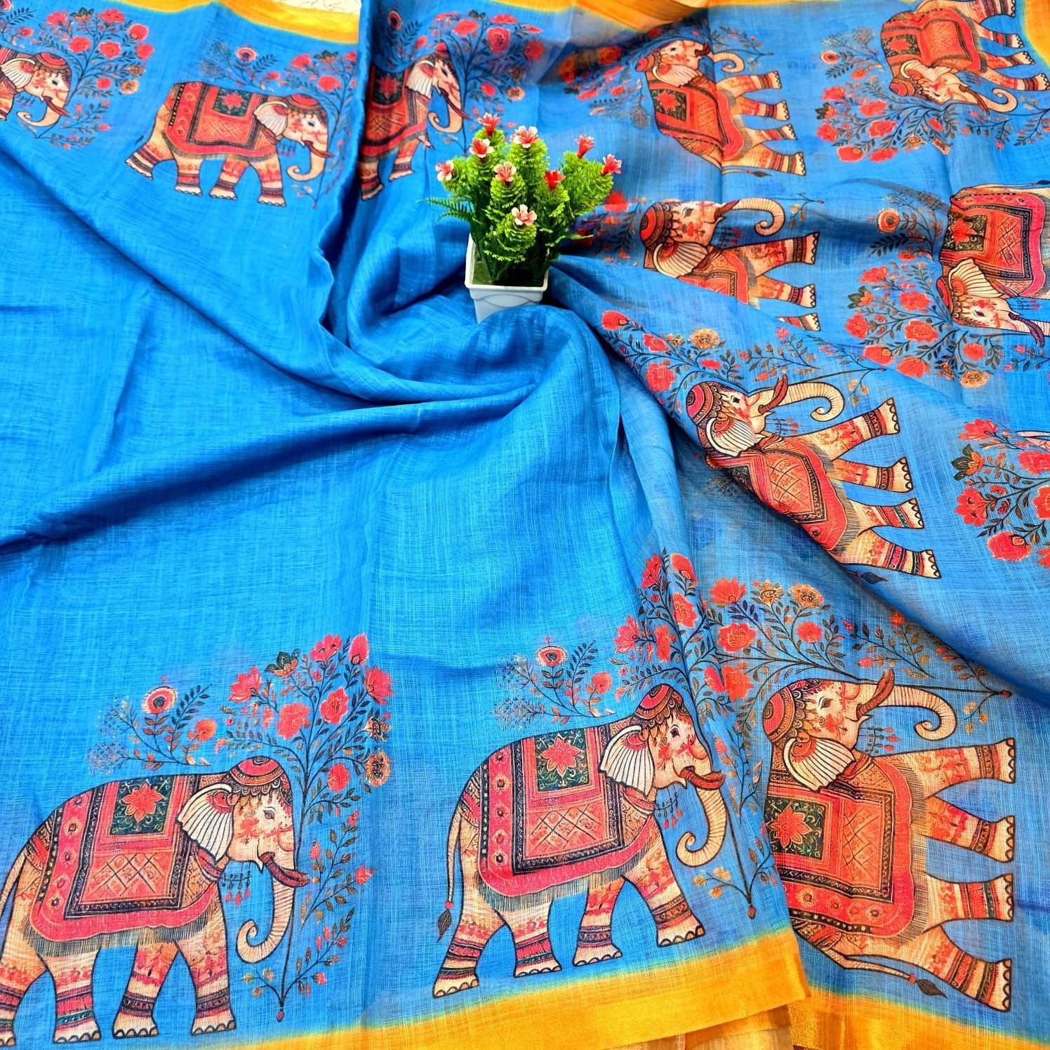 Elephant Saree